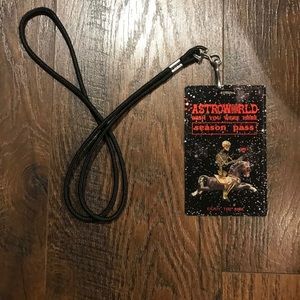 Travis Scott Astroworld Season Pass with Lanyard